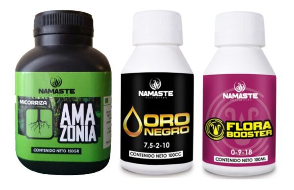 Kit Namaste Amazonia Oro Negro Flora Booster