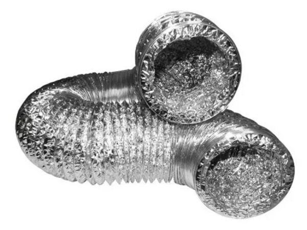Ducto Manguera Flexible 4 Pulgadas Metalizado Ventilacion  1mt
