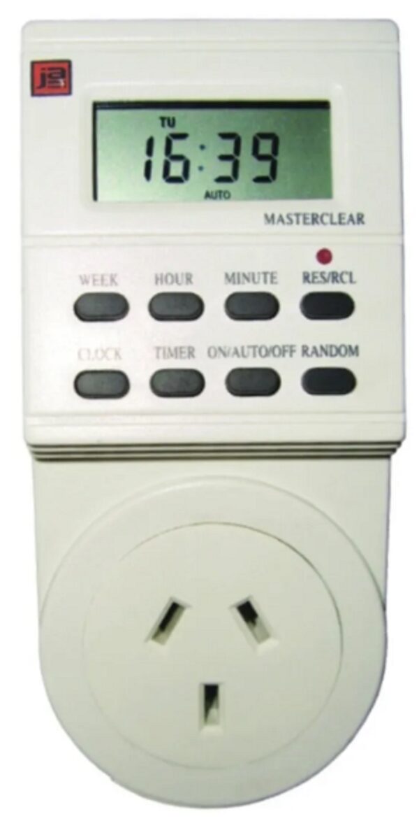 Timer Digital Programable Temporizador Enchufable Indoor