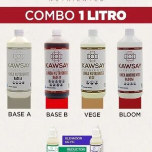 Kit Nutrientes Kawsay Veg Flora 1l Hidroponia Sustrato- CONSULTA POR PAGO EN EFECTIVO O TRANSFERENCIA-