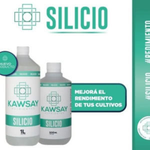 Kawsay Silicio 500ml Nutrientes Rendimiento Hidroponia Sustrato