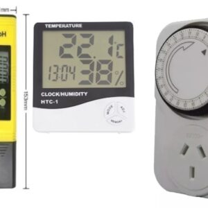 Higrometro Medidor De Ph Y Tds Timer Analogico Cultivo