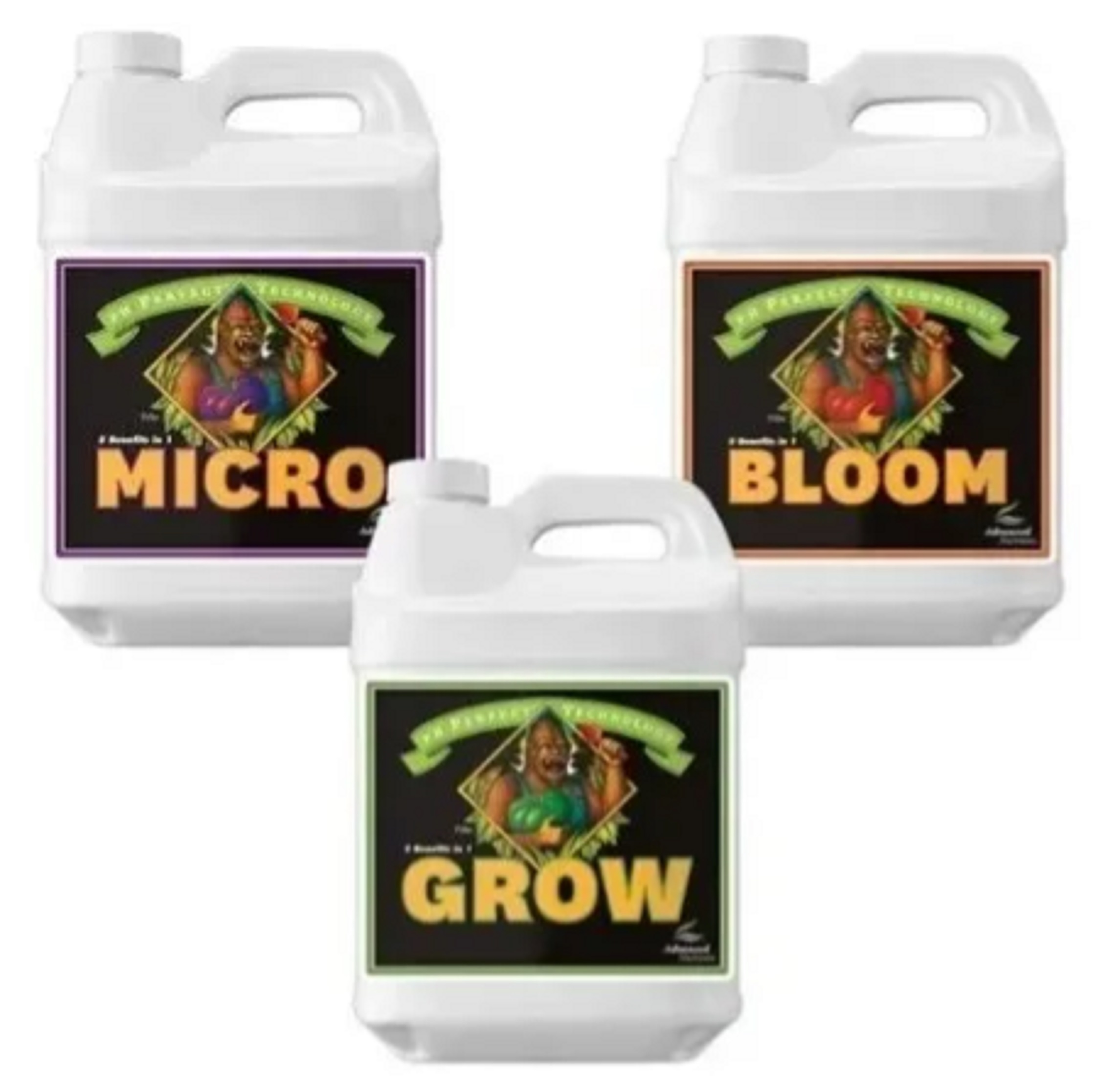 Kit Bases Micro, Grow Y Bloom 500 Ml Advanced Nutrients