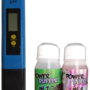 Medidor de ph autocalibrable y buffer 4 y 7 para calibrar